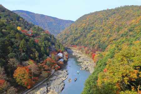 保津峡の紅葉