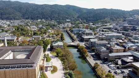 岡崎公園を流れる琵琶湖疏水