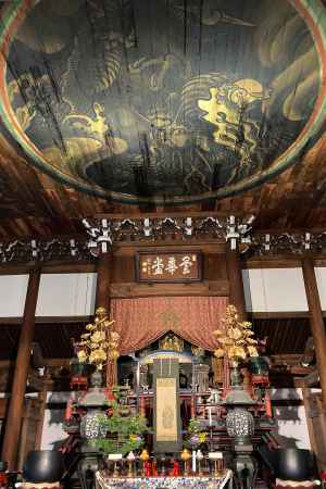 南禅寺の法堂の天井の龍