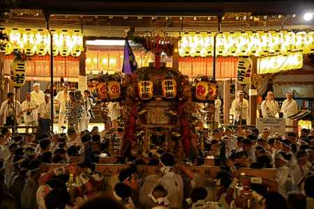 祇園祭後祭 還幸祭　神輿渡御