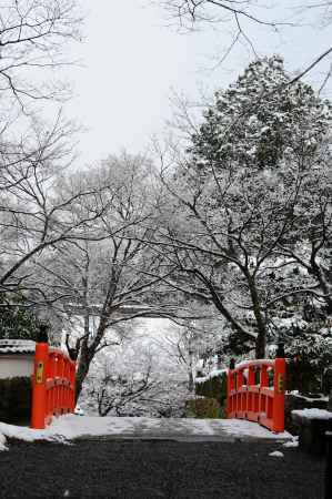 末明橋の雪