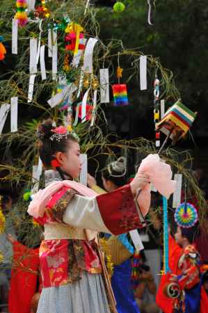 白峯神宮　精大明神例祭　七夕祭　織姫