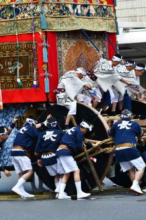 祇園祭　2019　長刀鉾　辻回し