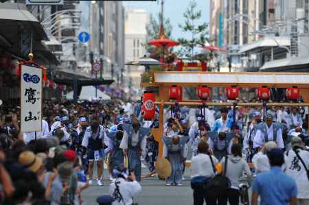 祇園祭　後祭り　2019　山鉾巡行　鷹山