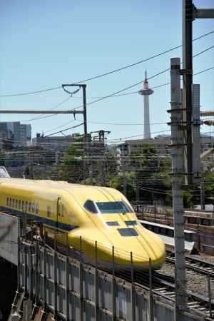 まもなく京都駅到着です