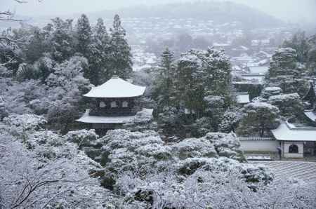 京の雪景　銀花　6-3