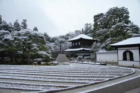 京の雪景　銀花　6-5