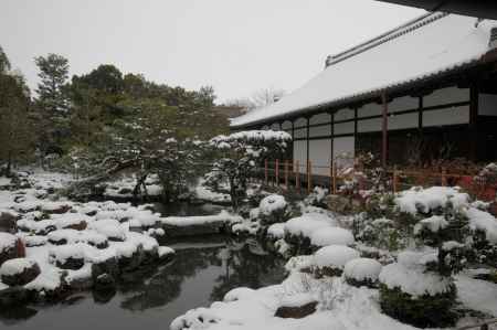 芙蓉池雪化粧