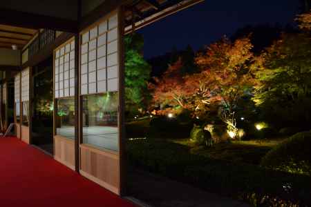 雲龍院　秋の夜　大輪の間にて