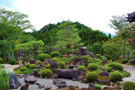 緑溢れる庭園　妙満寺・雪の庭