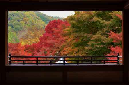 瑠璃光院　書院２階より