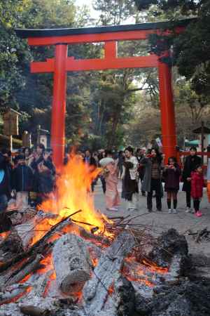 下鴨神社 どんど