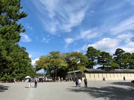 青空の京都御苑