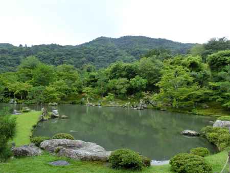 天龍寺　曹源池庭園