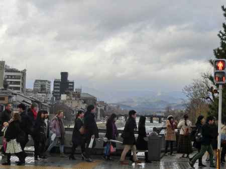 四条河原町風景