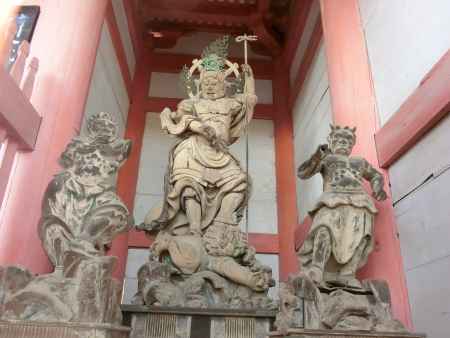 仁和寺　中門の仁王像2