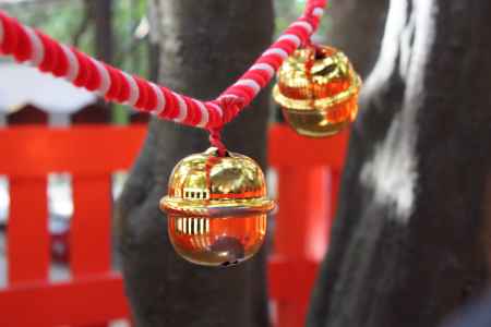 下鴨神社　相生社の鈴