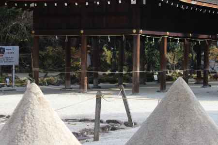 上賀茂神社　立砂