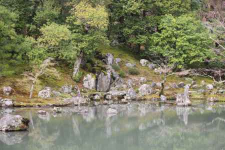 天龍寺　曹源池庭園