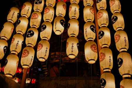 祇園祭鶏鉾駒形提灯