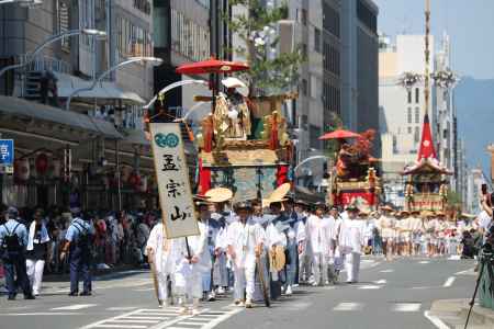 祇園祭　前祭り　孟宗山
