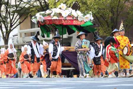 時代祭り　室町時代　室町洛中風俗列