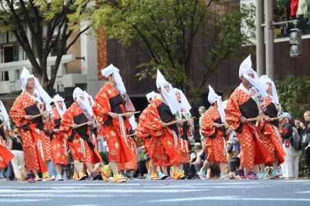 時代祭り　室町時代　室町洛中風俗列