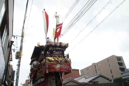 船鉾のお帰りー５