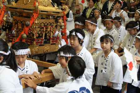 花傘巡行　子供神輿④