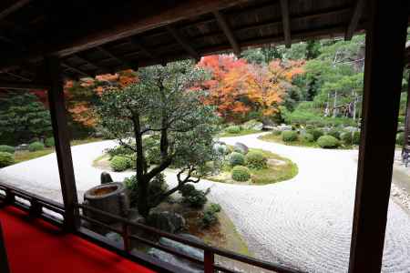 曼殊院門跡 庭園と紅葉⑤