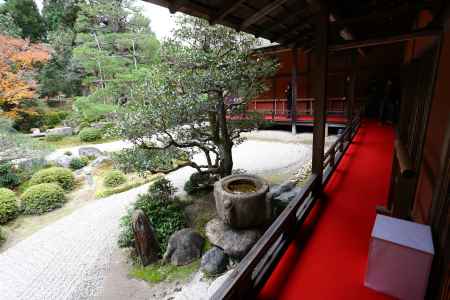 曼殊院門跡 庭園と紅葉⑥