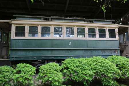 平安神宮 日本最古の電車