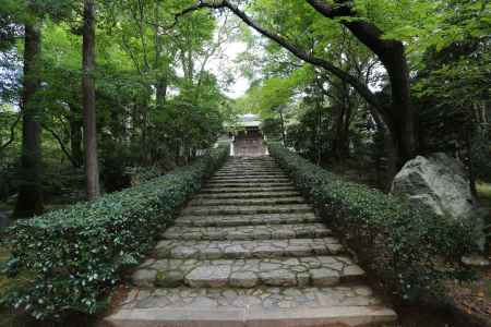 龍安寺 石段