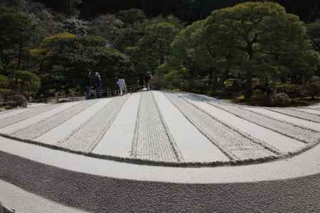 銀閣寺 銀紗灘