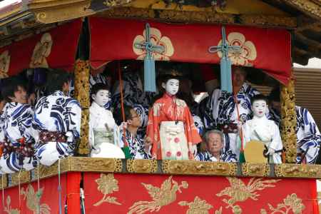 祇園祭　稚児と禿