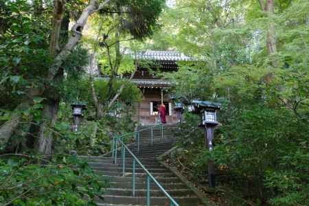 長楽寺 本堂への階段