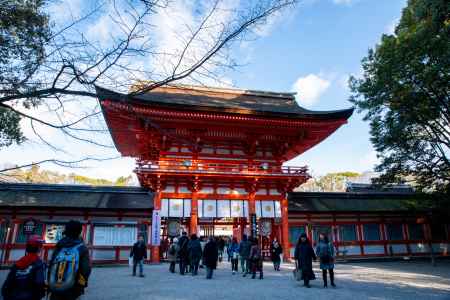 初詣は賀茂御祖神社で　3