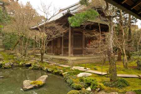 冬の蓮華寺庭園12