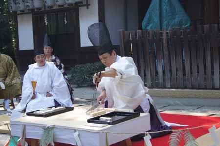 岡崎神社氏子大祭（庖丁式）