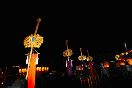 保津の火祭り　剣鉾