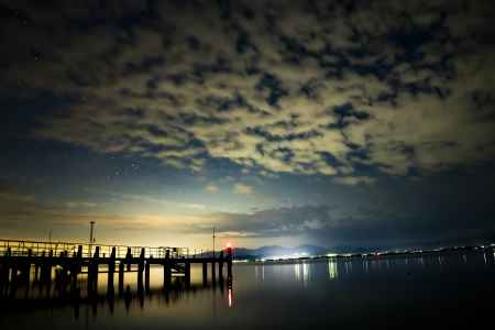 海津の夜景