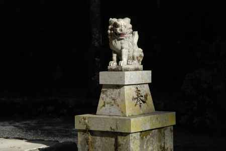 貴船神社　もう一方の狛犬