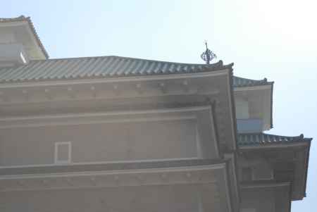 祇園甲部歌舞練場の屋根
