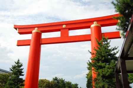 平安神宮の大きな鳥居