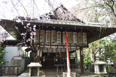 水火天満宮　桜の本殿