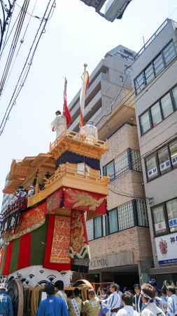 祇園祭2018　後祭巡行　大船鉾の後ろ姿