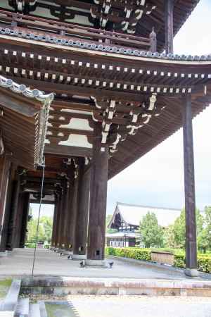 東福寺　力強い柱
