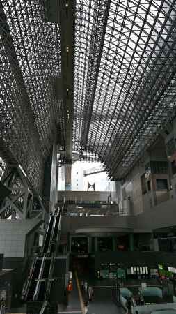 京都駅中央コンコースのアトリウム
