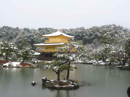 冬の金閣寺