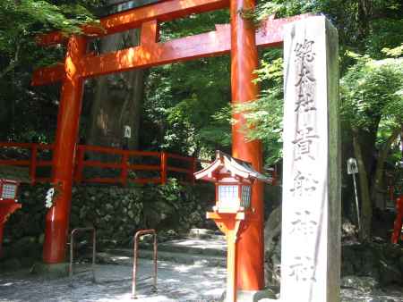 貴船神社の鳥居